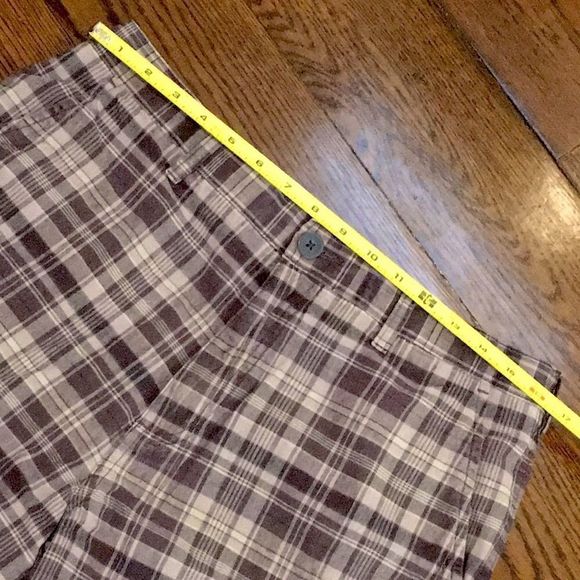 STRUCTURE Plaid Brown Beige Tan Mens Shorts 32 - Picture 5 of 8